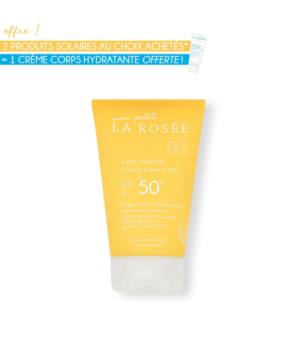 Lait solaire bébé SPF 50 +